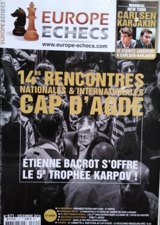 europe échecs -671- Décembre 2016